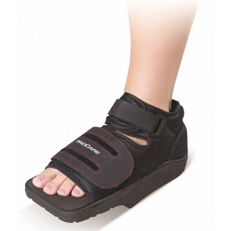 Chaussure de décharge de l'avant-pied.